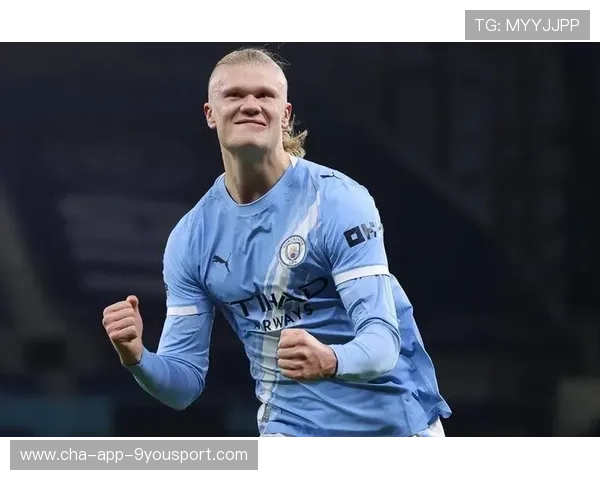 曼城连续短传压制对手，哈兰德小角度打门命中